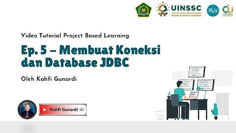 Membuat Aplikasi Perpustakaan dengan Pola MVC - Ep. 5 - Membuat Koneksi dan Database JDBC