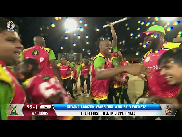 Saim Ayub's Six WINS the CPL for the Guyana Amazon Warriors! | CPL 2023 Final class=