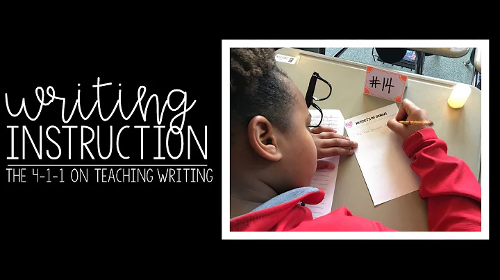 Teaching Writing in Middle School - the 4-1-1! - DayDayNews