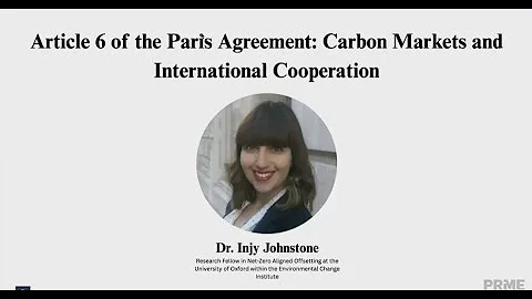 PRME Students COP30: Article 6 of the Paris Agreement: Carbon Markets and International Cooperation