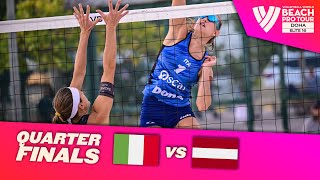 Gottardi/Menegatti vs. Tina/Anastasija - Quarter Finals Highlights Doha 2024 #BeachProTour