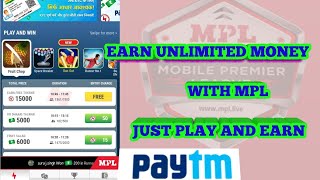 /#MPL/ PLAY GAME AND EARN MONEY WITH MLP. EARN PAYTM MONEY screenshot 4