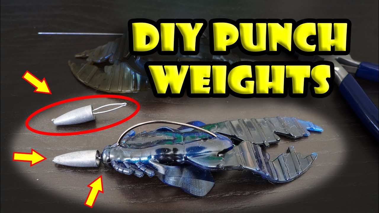 How to Make Your Own Punch Weights for the Punch Rig (DIY Sasuteki) Bass  Fishing Rig 