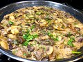 БЕФСТРОГАНОВ  рецепт вкуснейшего нежного мяса, тает во рту. Говядина по- Строгановски.