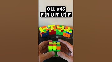 OLL #45 T shape is one of 57 oll algorithms in the CFOP speedcubing method. #cfop #speedcubing #oll