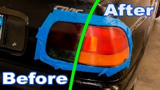 How to: Restore a Tinted / Smoked Tail Light