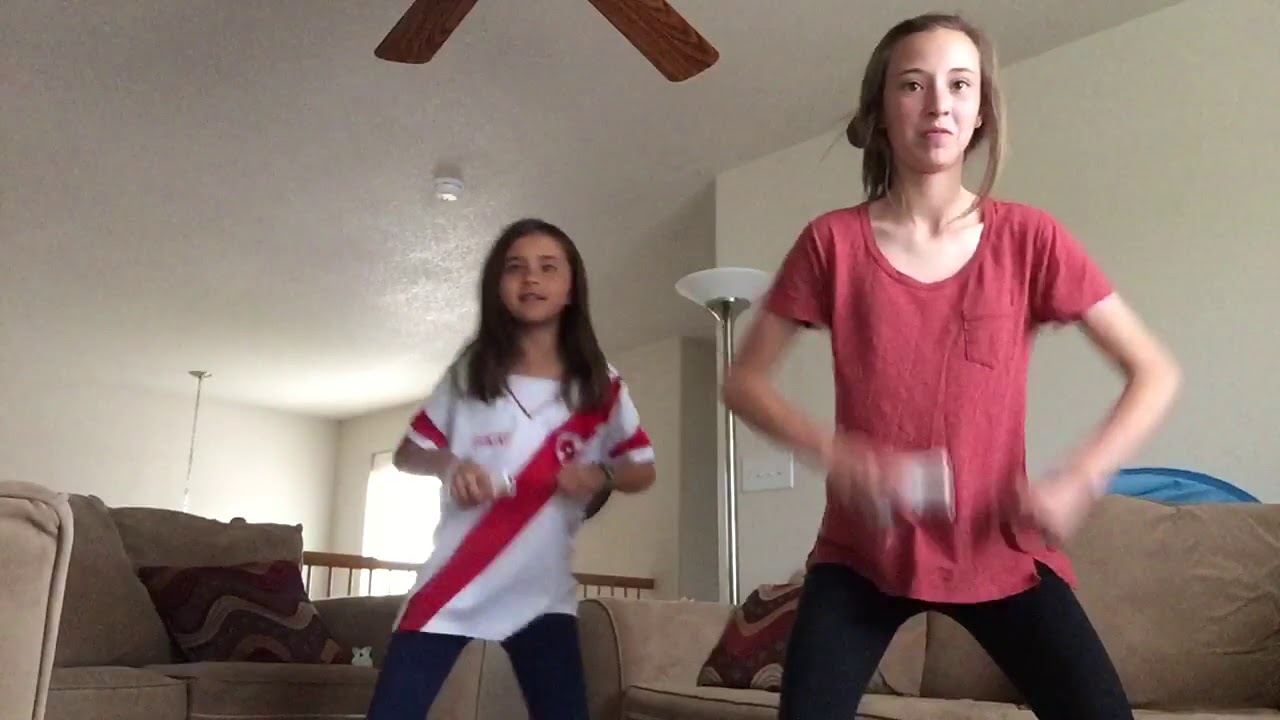 Wait until the end my step sister and I doing just dance - YouTube