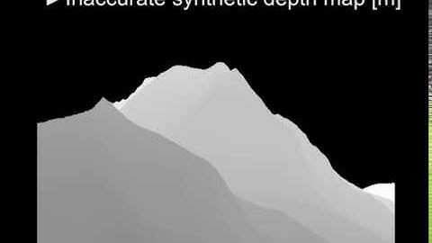 Automated Outdoor Depth-Map Generation and Alignment