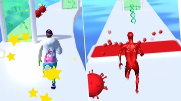 DNA Run 3D🧬NEW UPDATE!! Gameplay All Levels Android,ios Level (17-23)