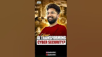 How AI Transforming Cyber Security❓😱 #aicybersecurity #ai #apkanitish #securityengineer #nitish