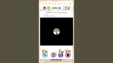 Brain Test level 252 ( Where is the dog hiding? )