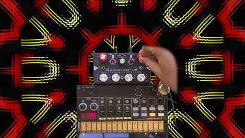 Moody Mondays with the Mattoverse Double Gate Drone MKIV synced to the Korg Volca Beats