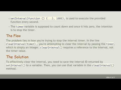 How to Stop a 10 Seconds Timer in JavaScript?