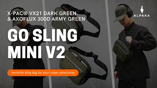 ALPAKA Go Sling Mini V2 - Green Drop