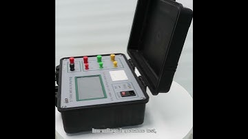 Power Transformer Winding Deformation Analyzer Low Voltage Short-Circuit Impedance Test Device