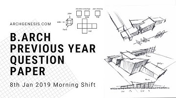 b arch exam preparation | JEE Paper 2 Solved B.ARCH/B.PLANNING| | B.Arch paper Explained