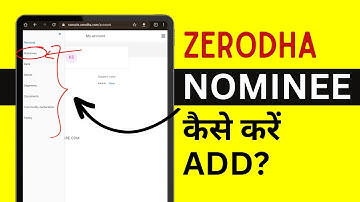 Zerodha Me Online Nominee Kaise Add Kare? | Zerodha Nominee Adding Process Explained In Hindi
