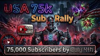 Ep. 478 🇺🇸🎆 Twisted TUNES DAY NOON. USA 75K. SUB RALLY by July 4th.  🎇 ✨️