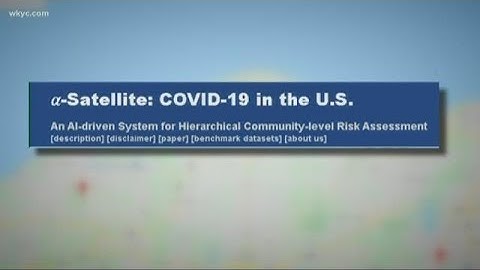 Researchers at Case Western Reserve University testing map that assess COVID-19 risk in real time