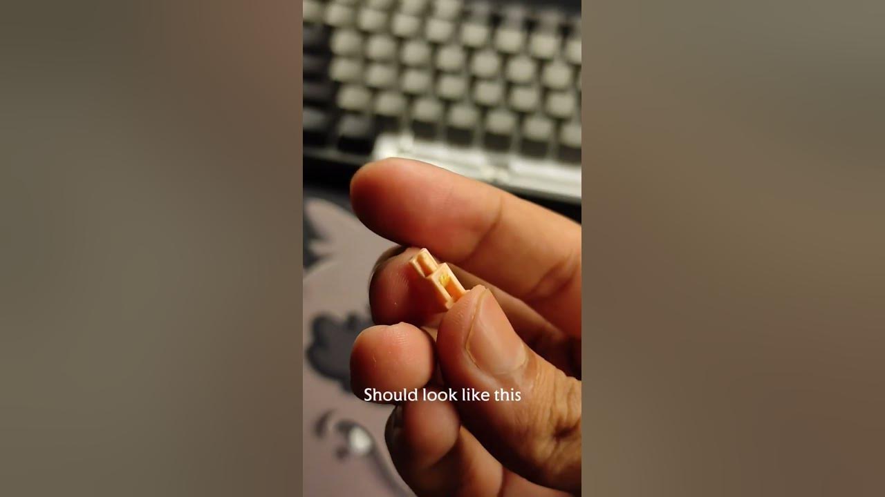 How to tune stabilizers KeyCool KC84 Spacebar before and after 