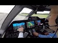 Phenom 300 Takeoff - Cockpit View Storms Around - Savannah GA