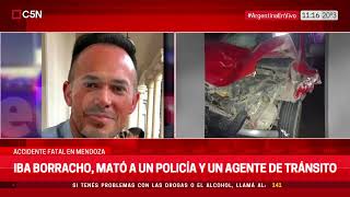 Accidente Fatal En Mendoza: Manejaba Borracho, Mató A Un Policía Y Un Agente De Tránsito