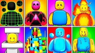 FINDING EVERY NOOB IN ROBLOX FIND THE NOOBIES MORPHS! (Main Map)