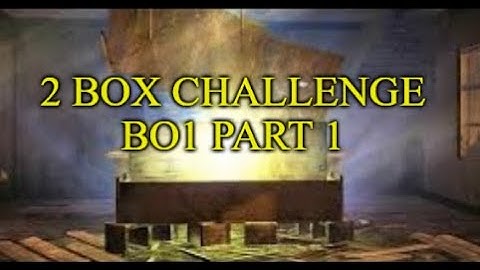 2 box challenge on EVERY map! | Black Ops 1 (Part 1)