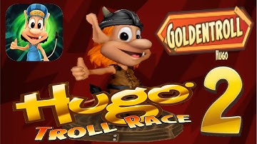 HUGO TROLL RACE 2 - gameplay walkthrough - part 4 Goldentroll kids games ios & android