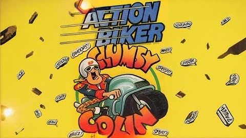 Action Biker - Atari XL/XE (Gameplay)