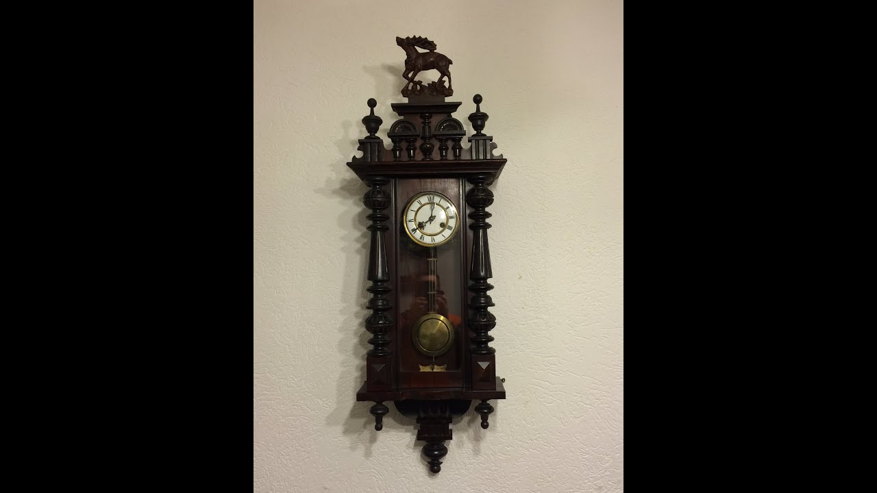 Wall clock made by german manufacturer from 1900's by Din973 (V58
