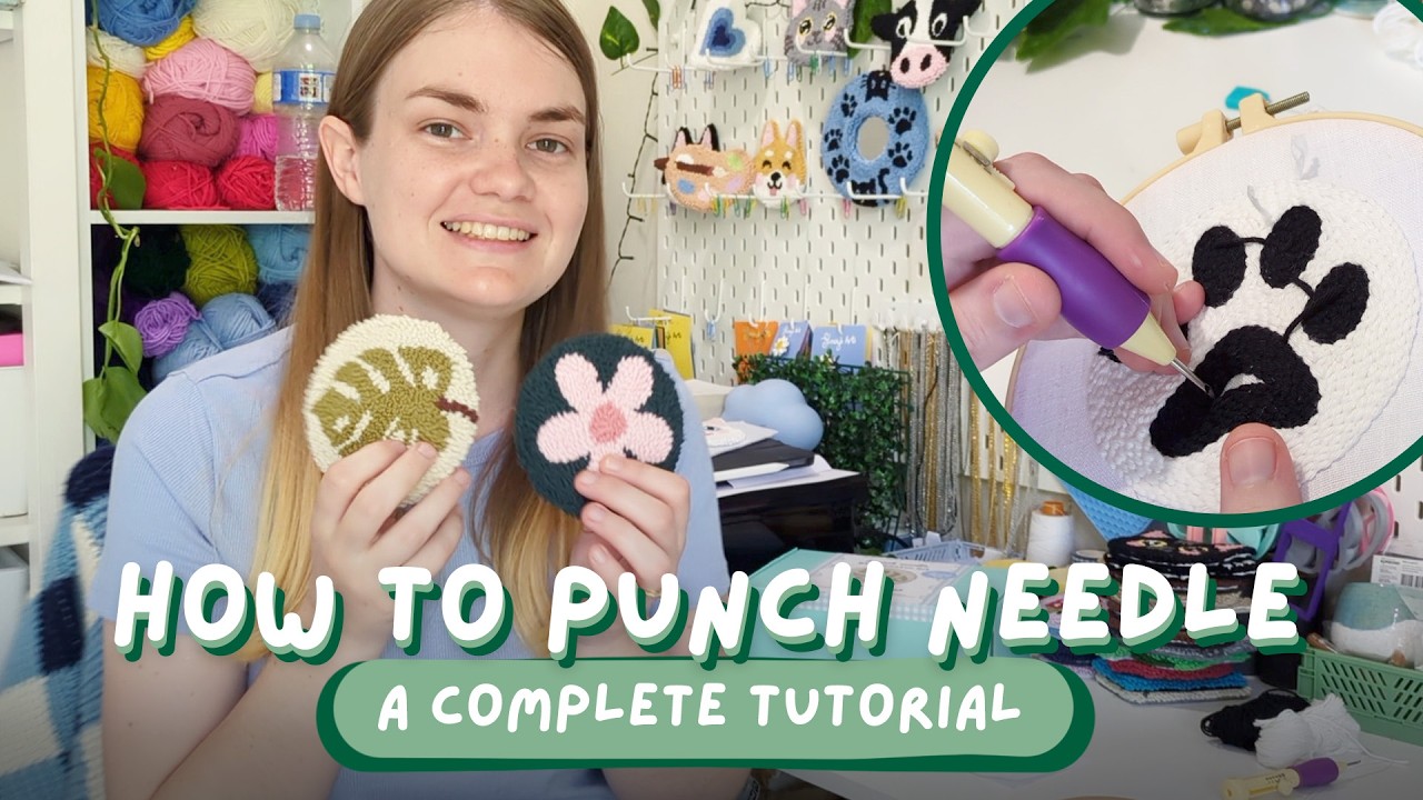 Простой урок по вышивке иглой! ✨ Все, что вам нужно знать + мои советы