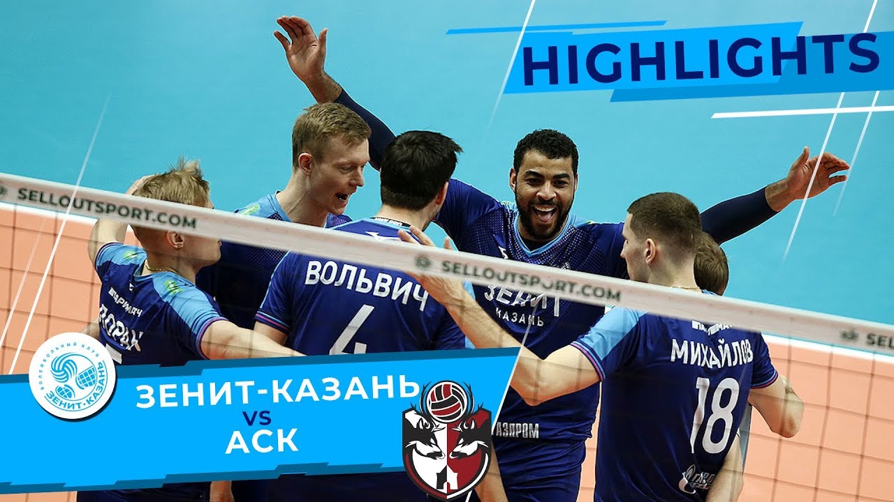 «Зенит-Казань» - АСК - 3:1. Обзор | Highlight. Zenit-Kazan - ASC