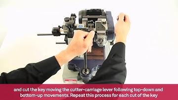 Mechanical key cutting machine for Mortice keys | Keyline 206