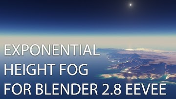 exponential height fog node for Eevee