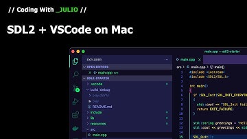 How to Setup SDL2 and VSCode to Start Programming OpenGL on a Mac