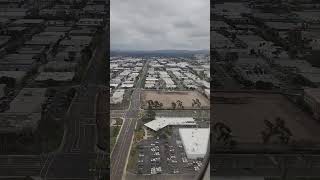 Landing at the John Wayne Airport in Santa Ana California. #california #orangecounty #johnwayne