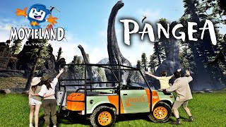 Pangea Dinosaur Drive Thru and Magma 2.1 special effects ride Movieland Theme Park Italy