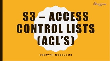 AWS Access Control List (ACL