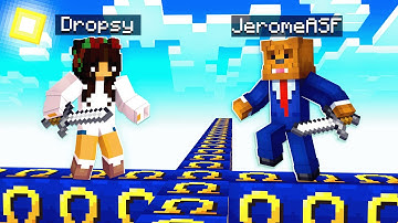 4-Player Omega Lucky Block Walls In Minecraft