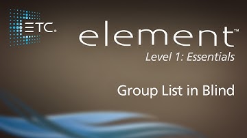 05.2 Group List in Blind