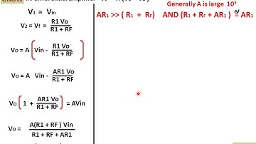 Close Loop Voltage Gain Of  Voltage Series Feedback Amplifier(हिन्दी )