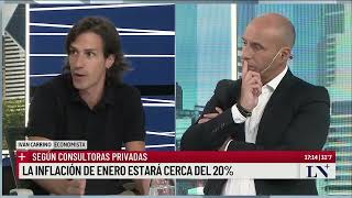 'La inflación está bajando' - Iván Carrino con Esteban Trebucq en LN+ by Iván Carrino 68,958 views 3 months ago 8 minutes, 24 seconds