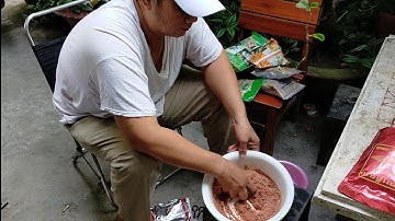 Mồi câu cá mè Dãnh mè Vinh Chép.... Đơn giản nhất - Video 106