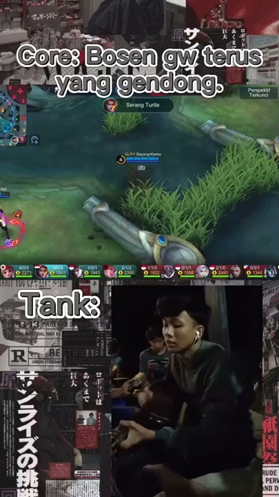 Story wa ML resiko ketika menjadi player tank😭