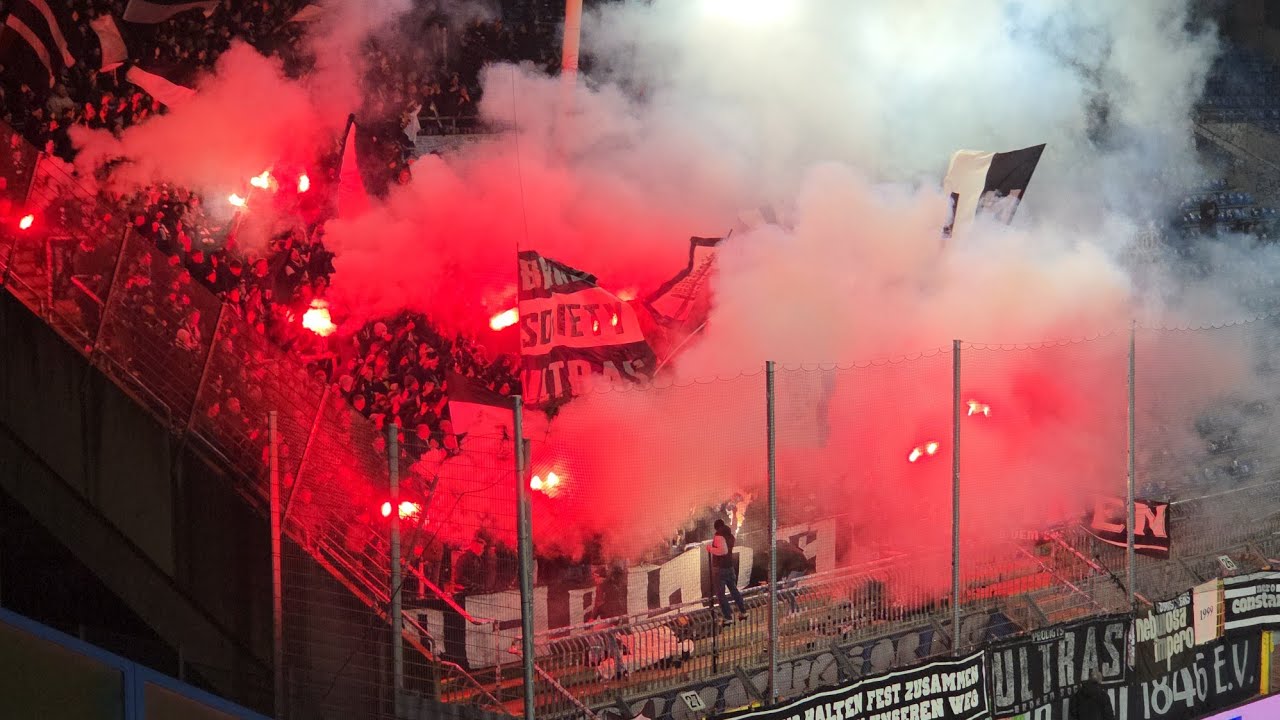 06.02.2026 SV Waldhof Mannheim  - SSV Ulm 2:1, Pyro & Support 