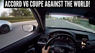 ACCORD V6 COUPE AGAINST THE WORLD PT. 2! | How Fast is the 8th Generation Accord V6 Modified?!