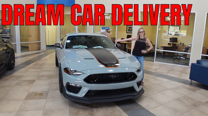 TAKING DELIVERY OF HER DREAM CAR!!! 2022 MACH 1 MUSTANG