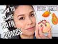 HOW I MAKE BATH BOMBS - WITH RECIPE / mango papaya / Jerika Zimmerman