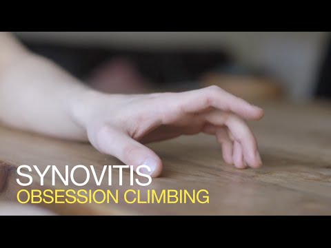 Finger injury in climbers (Synovitis, joint problems)